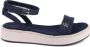 Tommy Hilfiger Sandalen LINEN FLATFORM zomerschoen sandaal plateauhak met verstelbare gesp - Thumbnail 1