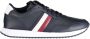Tommy Hilfiger Plateausneakers RUNNER EVO LTH MIX ESS vrijetijdsschoen halfschoen veterschoen met zijstrepen - Thumbnail 1
