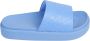 Tommy Hilfiger Blauwe Pool Slide Flip Flops Blue Dames - Thumbnail 1