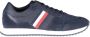 Tommy Hilfiger Blauwe Sneakers voor Heren Blue Heren - Thumbnail 1