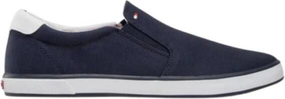 Tommy Hilfiger Blauwe Sneakers Platte Schoenen