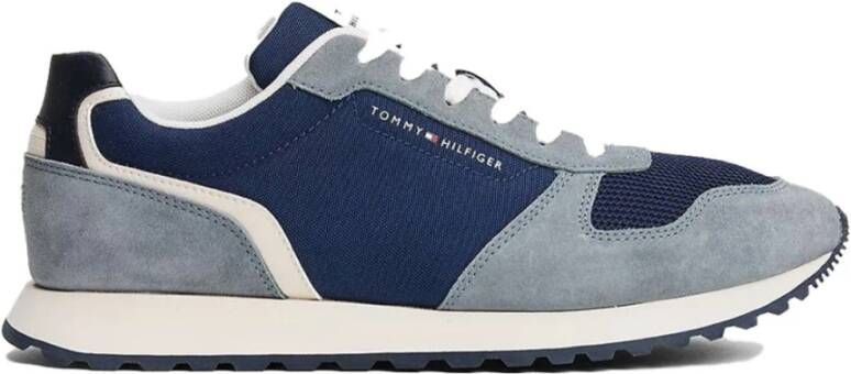 Tommy Hilfiger Plateausneakers NEW RUNNER EVA MIX vrijetijdsschoen lage schoen veterschoen met contrastafwerkingen