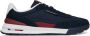Tommy Hilfiger Blauwe Sneakers Ronde Neus Platte Hak - Thumbnail 1