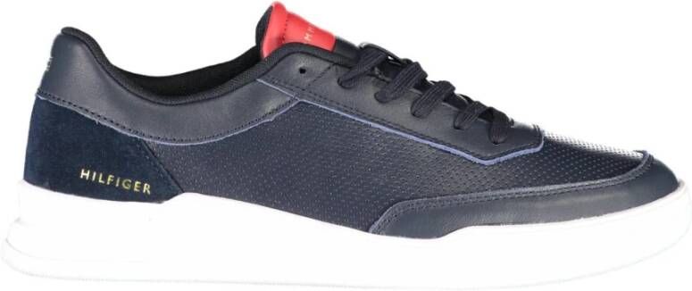 Tommy Hilfiger Blauwe Sportieve Veterschoenen met Logo Blue Heren