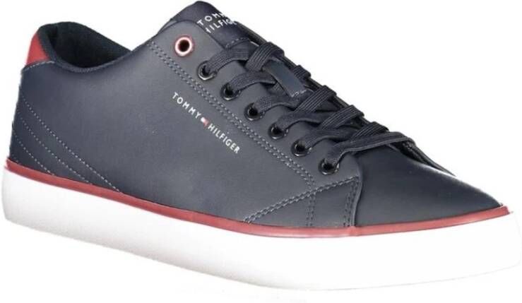 Tommy Hilfiger Sneakers TH HI VULC CORE LOW LEATHER ESS vrijetijdsschoen lage schoen veterschoen met sierstiksels op de hiel - Foto 2