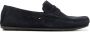 Tommy Hilfiger Blauwe Suède Loafers voor Mannen Blue Heren - Thumbnail 3
