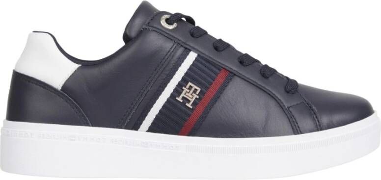 Tommy Hilfiger Sneakers CORPORATE TOMMY CUPSOLE met zijstrepen vrijetijdsschoen halfhoge schoen veterschoen - Foto 10