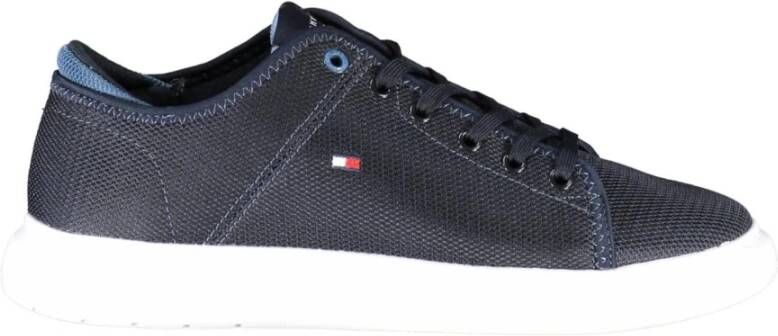 Tommy Hilfiger Blue Polyester Sneaker Wit Heren