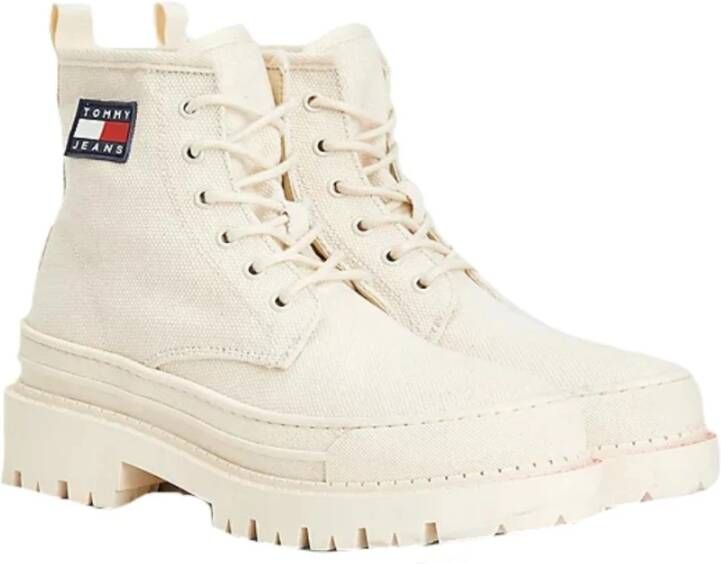 Tommy Hilfiger Botin Foxing Boot Wit Dames