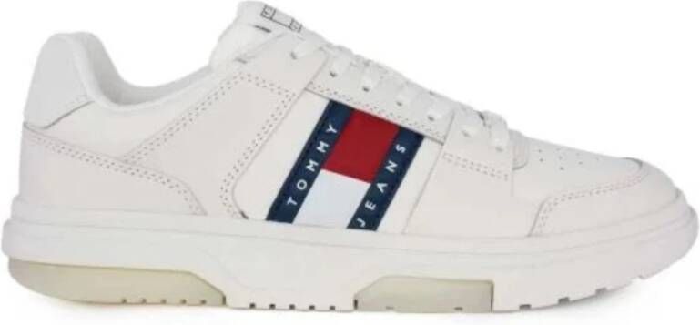 Tommy Hilfiger leren heren sneakers wit Uitneembare zool - Foto 2