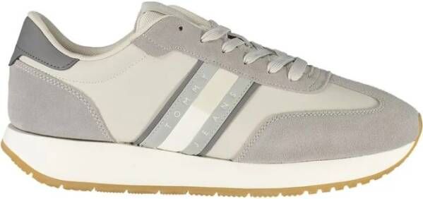 Tommy Hilfiger Grijze Sneaker met Uitneembare Binnenzool