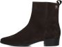 TOMMY HILFIGER Enkellaarsjes Dames Low Cowboy Flat Maat: 36 Materiaal: Suède Kleur: Bruin - Thumbnail 3