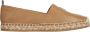 Tommy Hilfiger Espadrilles TH LEATHER FLAT ESPADRILLE Zomerschuh strand schoen loafer slipper met TH-logo - Thumbnail 1