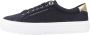 Tommy Hilfiger Plateausneakers ESSENTIAL VULC CANVAS SNEAKER Contrastafwerking in metalliclook vrijetijdsschoen halfschoen veterschoen - Thumbnail 2