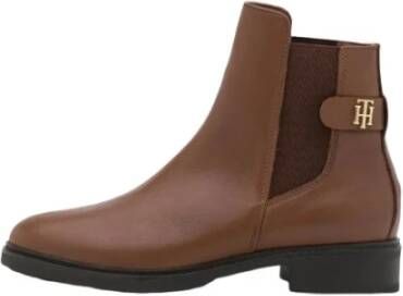 Tommy Hilfiger Chelsea-boots TH LEATHER FLAT BOOT