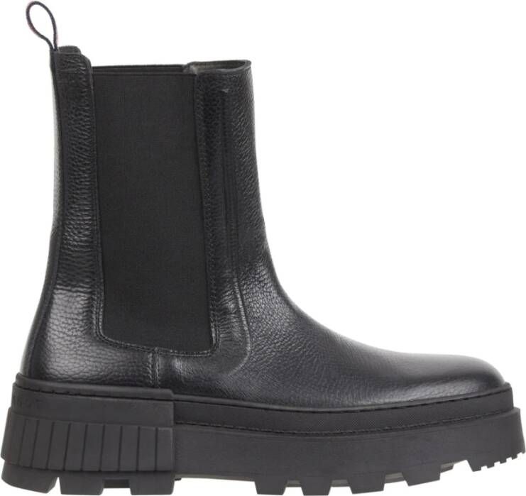 Tommy Hilfiger Chunky Zwarte Chelsea Booties Black Heren