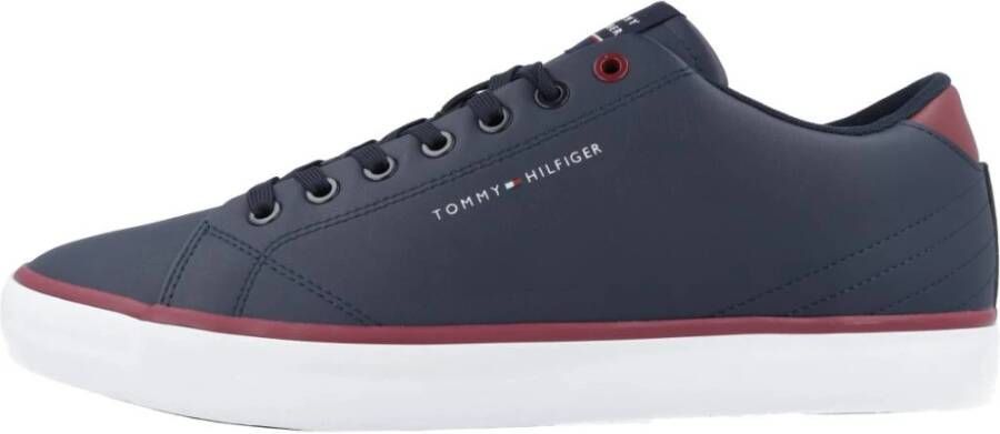 Tommy Hilfiger Core Low Leather Sneakers Blue Heren