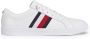 Tommy Hilfiger Witte Lage Sneakers Premium Cupsole Mono - Thumbnail 2
