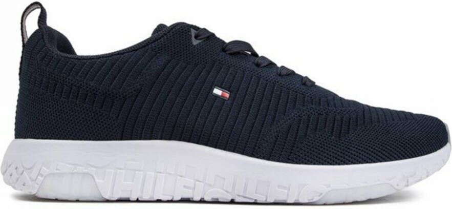 Tommy Hilfiger Corporate Knit Rib Trainers Blauw Heren