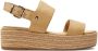 TOMMY HILFIGER Espadrilles Dames Mid Wedge Sandal Maat: 39 Materiaal: Katoen Kleur: Beige - Thumbnail 3