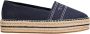 Tommy Hilfiger Espadrilles DENIM PLATFORM ESPADRILLE plateau slipper instapschoen comfortschoen met bastbekleding op het plateau - Thumbnail 1