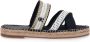 TOMMY HILFIGER Slippers Dames Golden Webbing 1 Maat: 36 Materiaal: Textiel Kleur: Blauw - Thumbnail 2