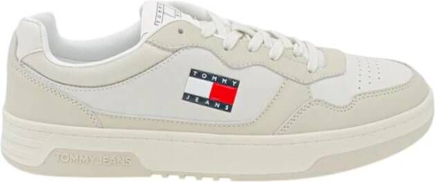 Tommy Hilfiger Eenvoudig Ontwerp Sneakers Beige Heren