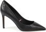 Tommy Hilfiger Elegante Zwarte Leren Hakken - Thumbnail 1