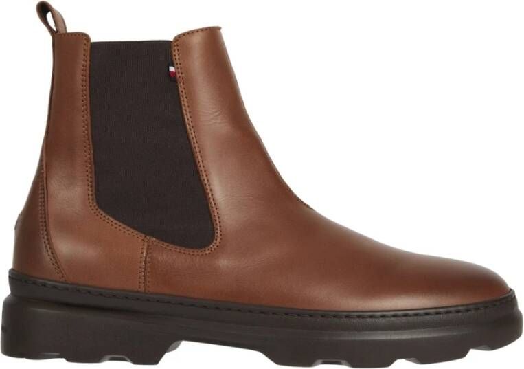 Tommy Hilfiger Chelsea boots met labeldetails model 'Comfort'