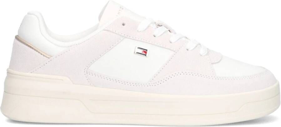 Tommy Hilfiger Plateausneakers ESSENTIAL BASKET SNEAKER vrijetijdsschoen lage schoen veterschoen met logo-embleem - Foto 2