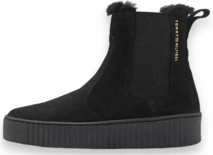 Tommy Hilfiger Essential Chelsea Warm Bootie Black Dames