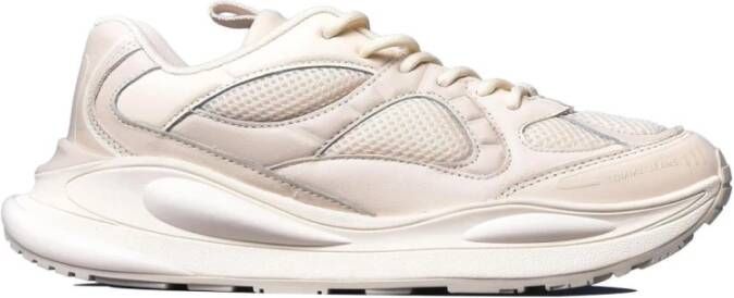 Tommy Jeans Beige Leren Sneakers Beige Dames - Foto 3