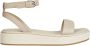 Tommy Hilfiger Touw flatform sandalen Beige Dames - Thumbnail 1