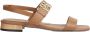 Tommy Hilfiger Sandalen Hardware Flat Sandal in bruin - Thumbnail 1
