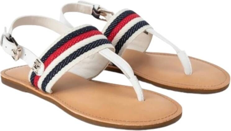 Tommy Hilfiger Sandalen FLAT SANDAL CORPORATE met strepen in tommy-kleuren - Foto 5