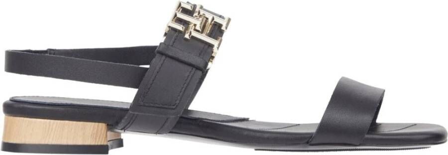 Tommy Hilfiger Flat Sandals Zwart Dames