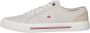 Tommy Jeans Grijze Canvas Sneakers Core Corporate Gray Heren - Thumbnail 3