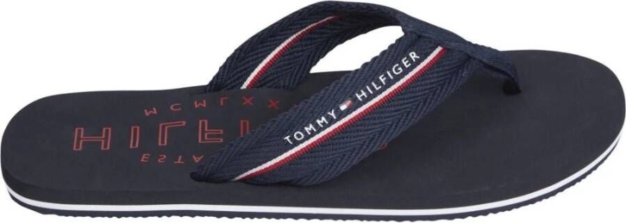 Tommy Hilfiger Flip Flops Blauw Heren