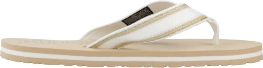 Tommy Hilfiger Teenslippers HILFIGER BEACH SANDAL zomerschoen slippers poolslides met logo-print op de bovenste zool - Foto 1