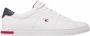 Tommy Hilfiger Essential Leather Detail Vulcanized Sneakers Wit Man - Thumbnail 2