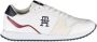 Tommy Hilfiger Geborduurde Lace-Up Sports Sneaker White Heren - Thumbnail 1