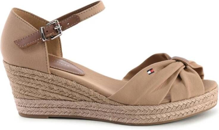 Tommy Hilfiger Beige Dames Sandalen Elegant Veelzijdig Beige Dames