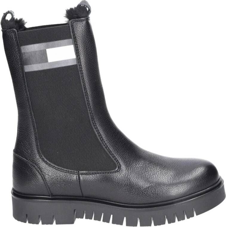 TOMMY JEANS Chelsea-boots TJW WARMLINED CHELSEA BOOT met twee aantreklussen