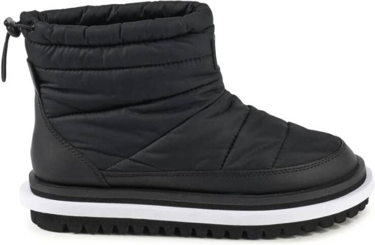 Tommy Jeans Gerecyclede polyester bontgevoerde laarzen Model: Laarzen Laarzen Zwart Dames