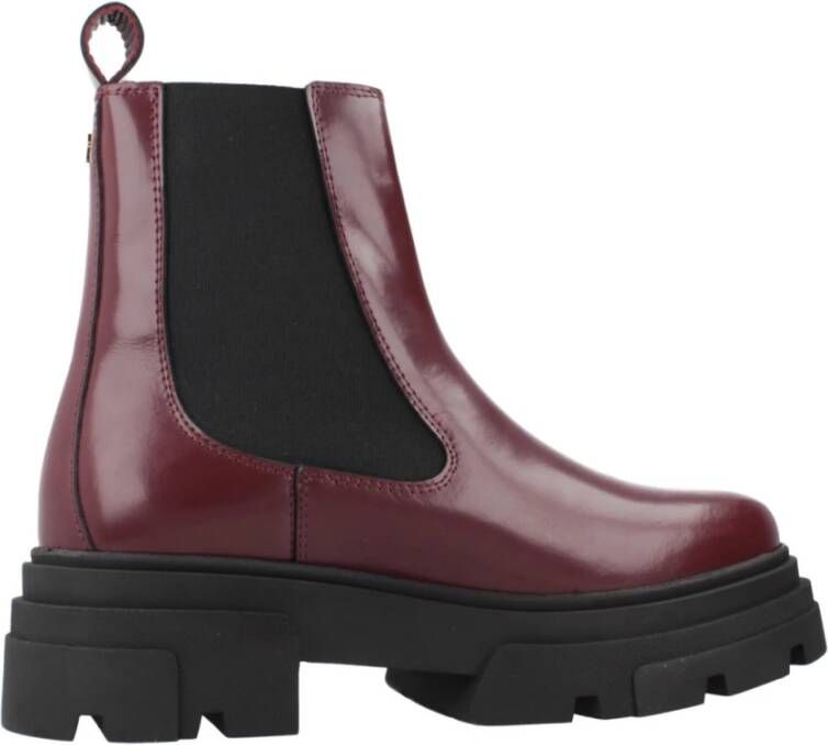 Tommy Hilfiger Glanzend Leren Chelsea Laarzen