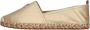 TOMMY HILFIGER Espadrilles Dames Th Flat Maat: 39 Materiaal: Leer Kleur: Goud - Thumbnail 3