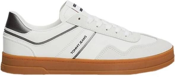 TOMMY JEANS Plateausneakers THE GREENWICH veterschoenen lage schoen vrijetijdsschoen met contrast-plateauzool