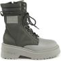 Tommy Hilfiger Grijze Platform Combat Boots - Thumbnail 1