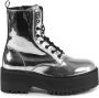 Tommy Hilfiger Grijze Platform Enkellaarzen - Thumbnail 1