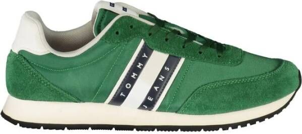 Tommy Hilfiger Groene Polyester Heren Sneaker
